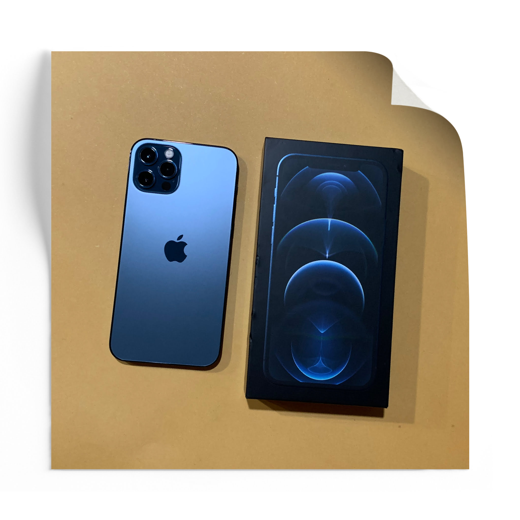 IPHONE 12 PRO 128GB (5G LLA) PACIFIC BLUE (PTA APPROVED)SINGLE SIM+Esim PTA APPROVED